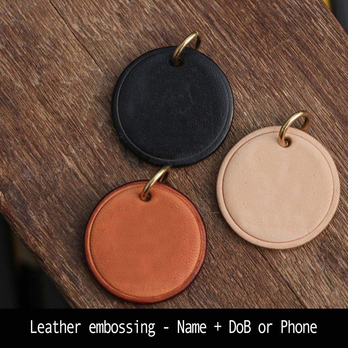 Custom Dog/Cat Genuine Leather Collar & Tag - Petomise NZ
