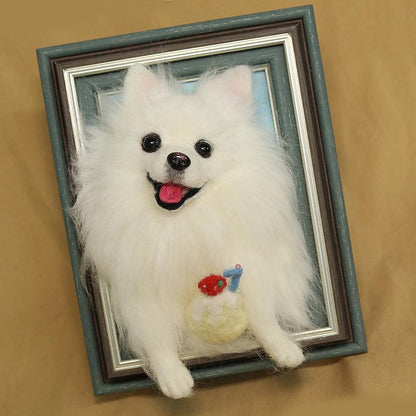 Handcrafted Felted Wool 3D Painting - Customise with Photos - Petomise NZ