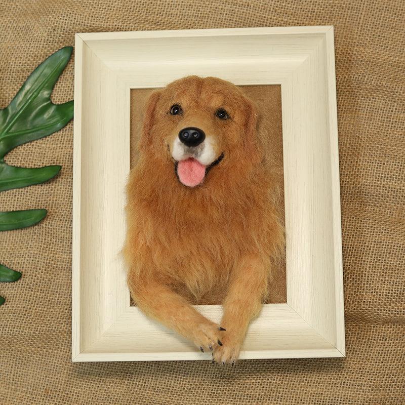 Handcrafted Felted Wool 3D Painting - Customise with Photos - Petomise NZ