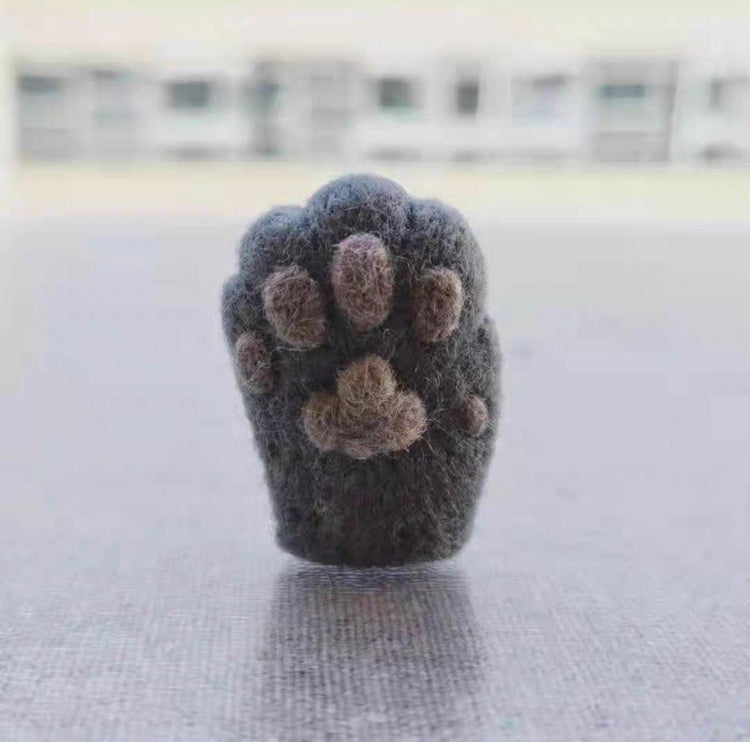 Felted Wool Paw Keyring - Customise with Photos - Petomise NZ